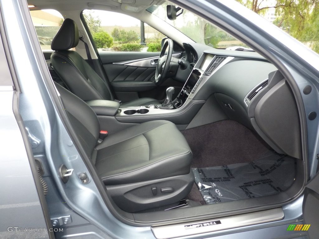 2015 Q50 Hybrid Premium - Hagane Blue / Graphite photo #23