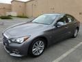 2015 Graphite Shadow Infiniti Q50 3.7  photo #11