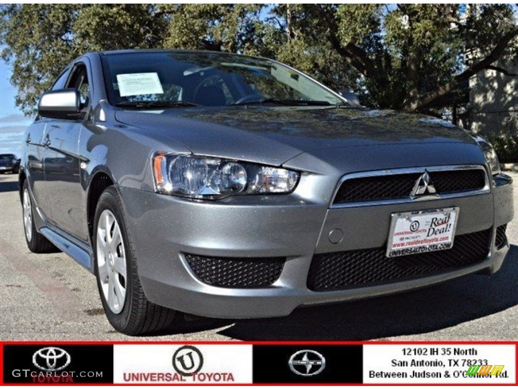 2014 Lancer ES - Mercury Gray / Black photo #1