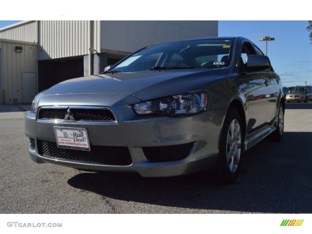 2014 Lancer ES - Mercury Gray / Black photo #3