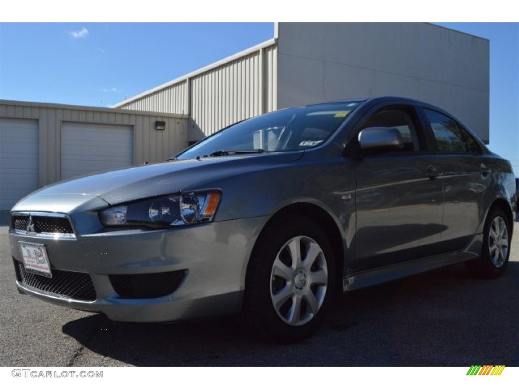 2014 Lancer ES - Mercury Gray / Black photo #4