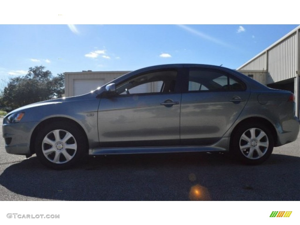 2014 Lancer ES - Mercury Gray / Black photo #5