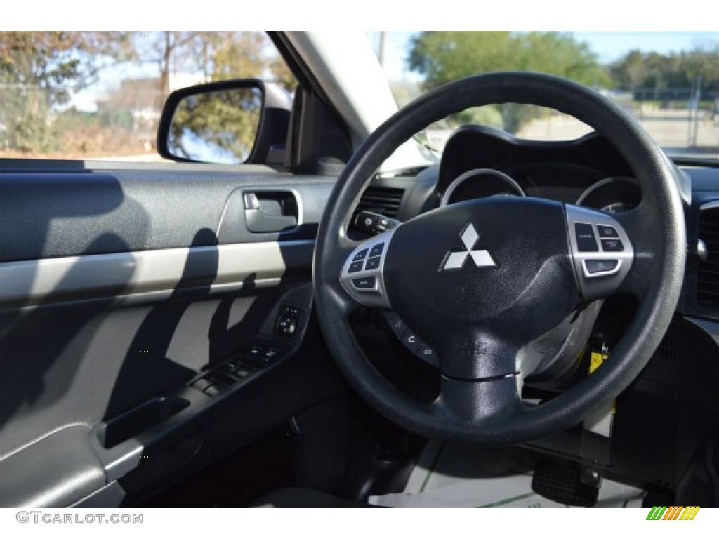 2014 Lancer ES - Mercury Gray / Black photo #11
