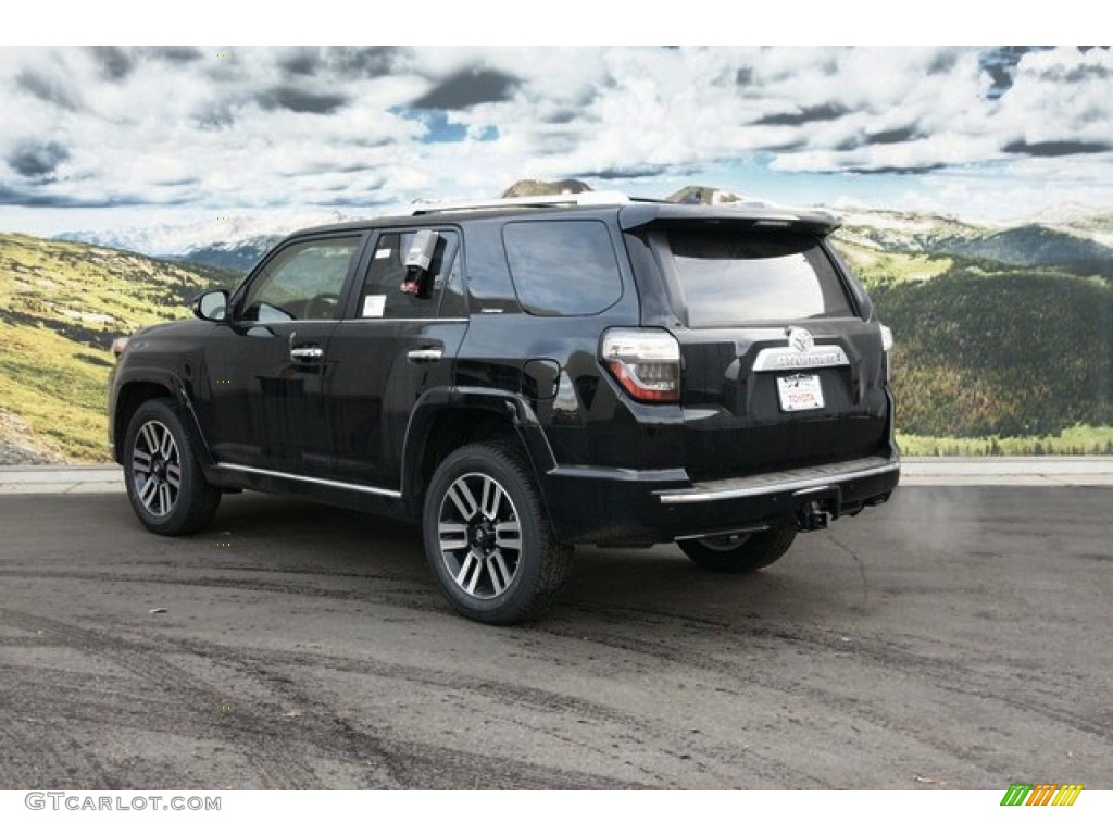 2016 4Runner Limited 4x4 - Midnight Black Metallic / Black photo #3
