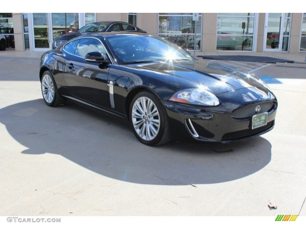 2011 XK XK Coupe - Ultimate Black Metallic / Warm Charcoal/Warm Charcoal photo #1