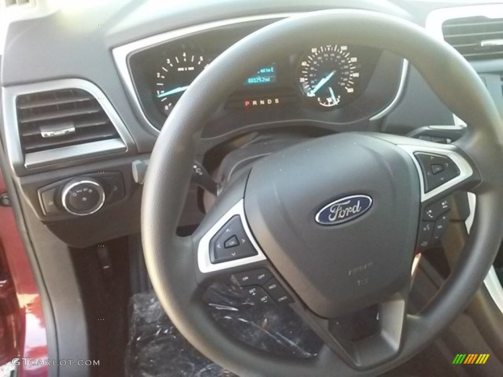 2016 Fusion S - Ruby Red Metallic / Medium Earth Gray photo #22