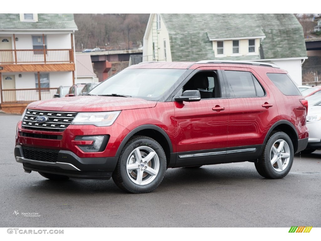 2016 Explorer XLT 4WD - Ruby Red Metallic Tri-Coat / Ebony Black photo #1