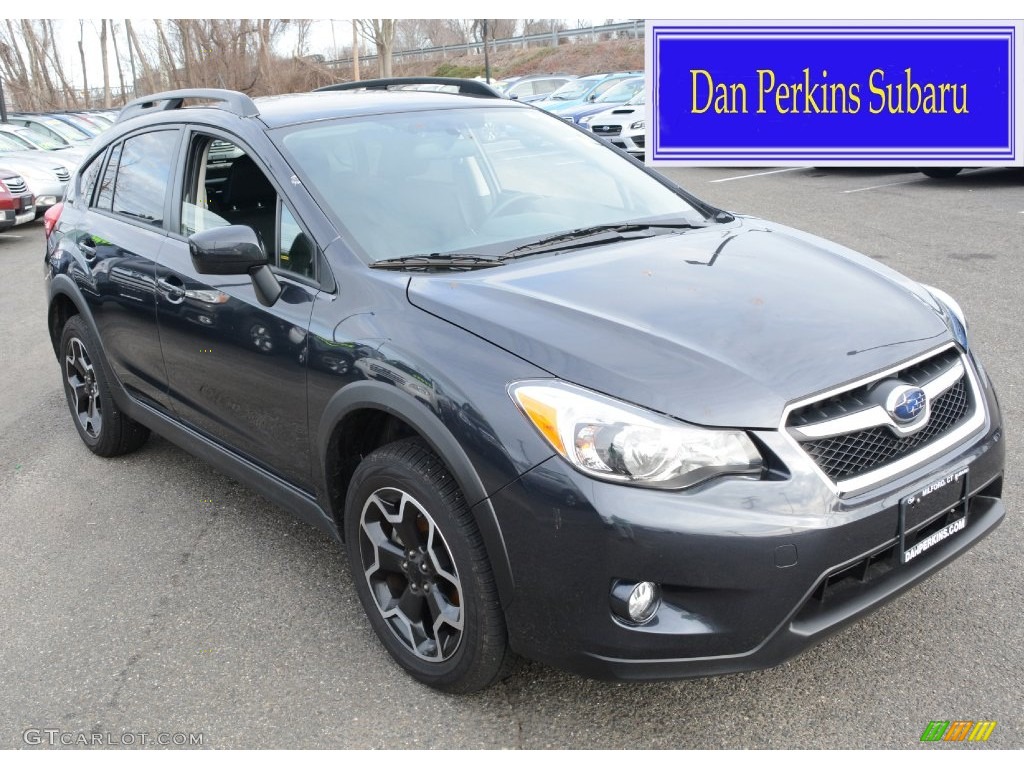 2015 XV Crosstrek 2.0i Premium - Dark Gray Metallic / Black photo #1