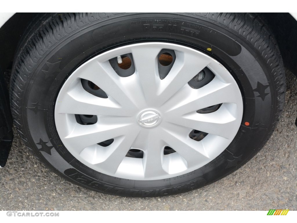 2014 Versa Note SV - Aspen White / Charcoal photo #24