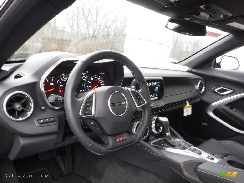 Jet Black Interior 2016 Chevrolet Camaro SS Coupe Photo #109705994