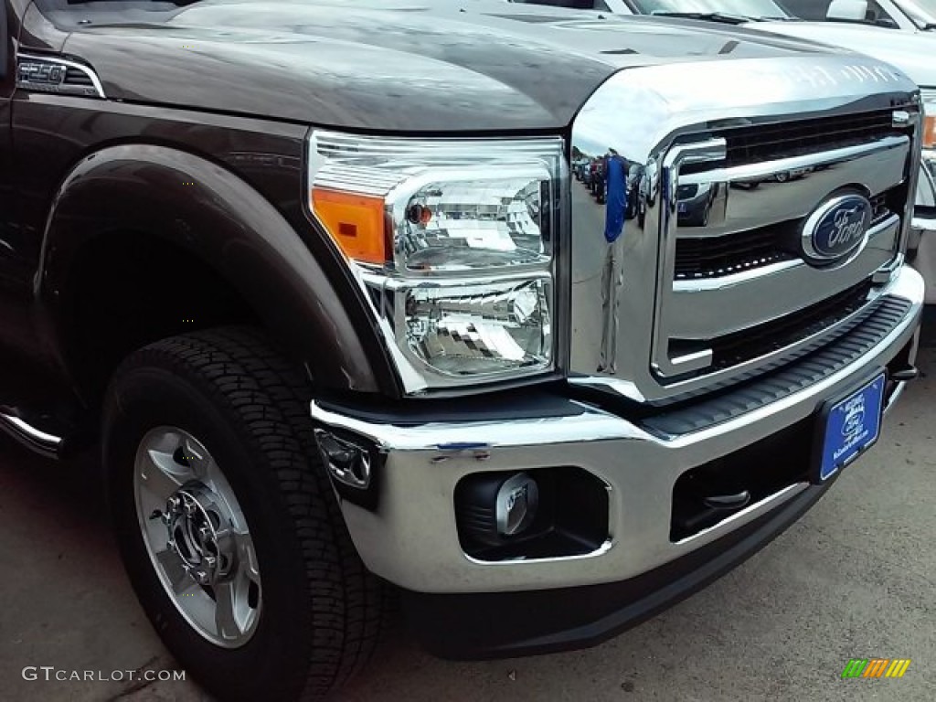 2016 F250 Super Duty XLT Crew Cab 4x4 - Caribou Metallic / Steel photo #2