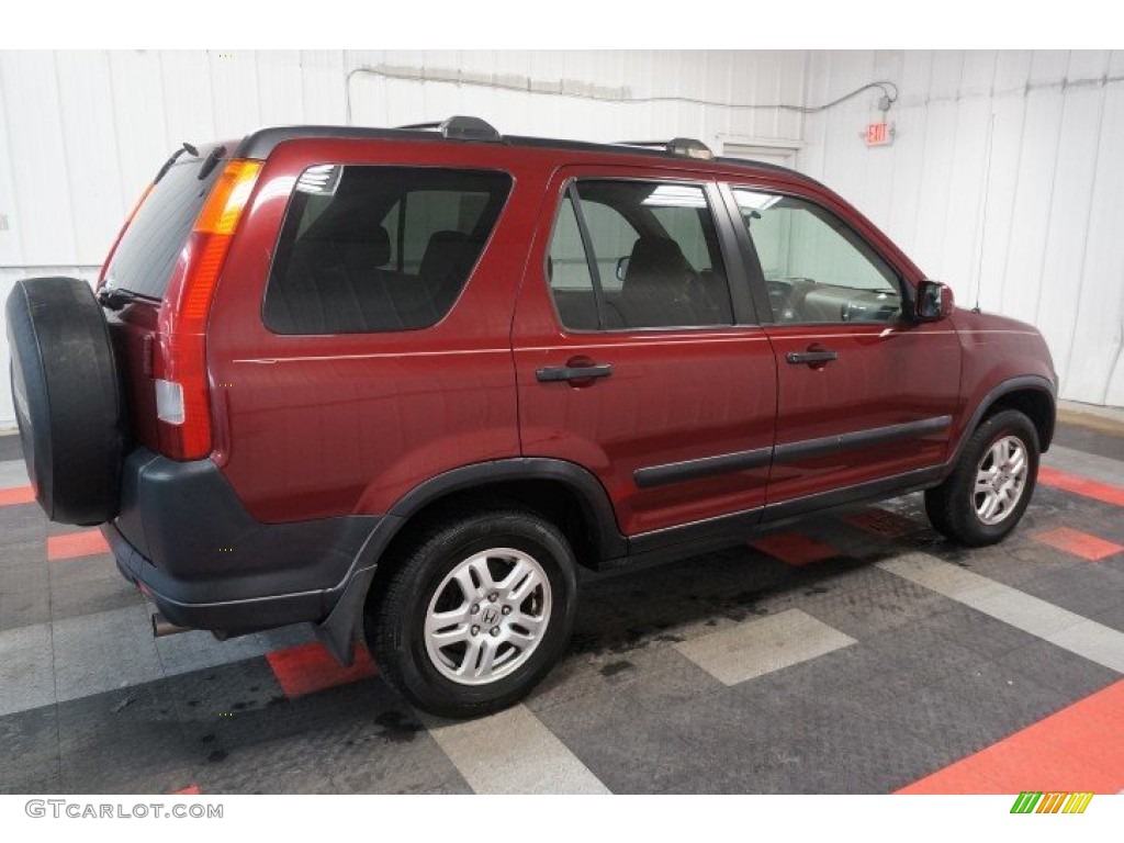 2002 CR-V EX 4WD - Chianti Red Pearl / Saddle photo #7