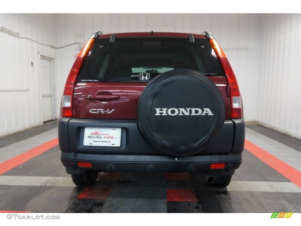 2002 CR-V EX 4WD - Chianti Red Pearl / Saddle photo #9