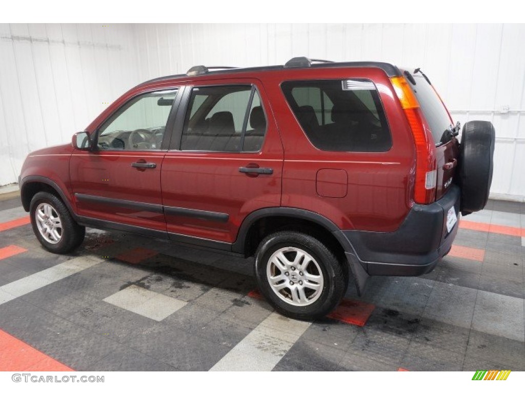 2002 CR-V EX 4WD - Chianti Red Pearl / Saddle photo #11