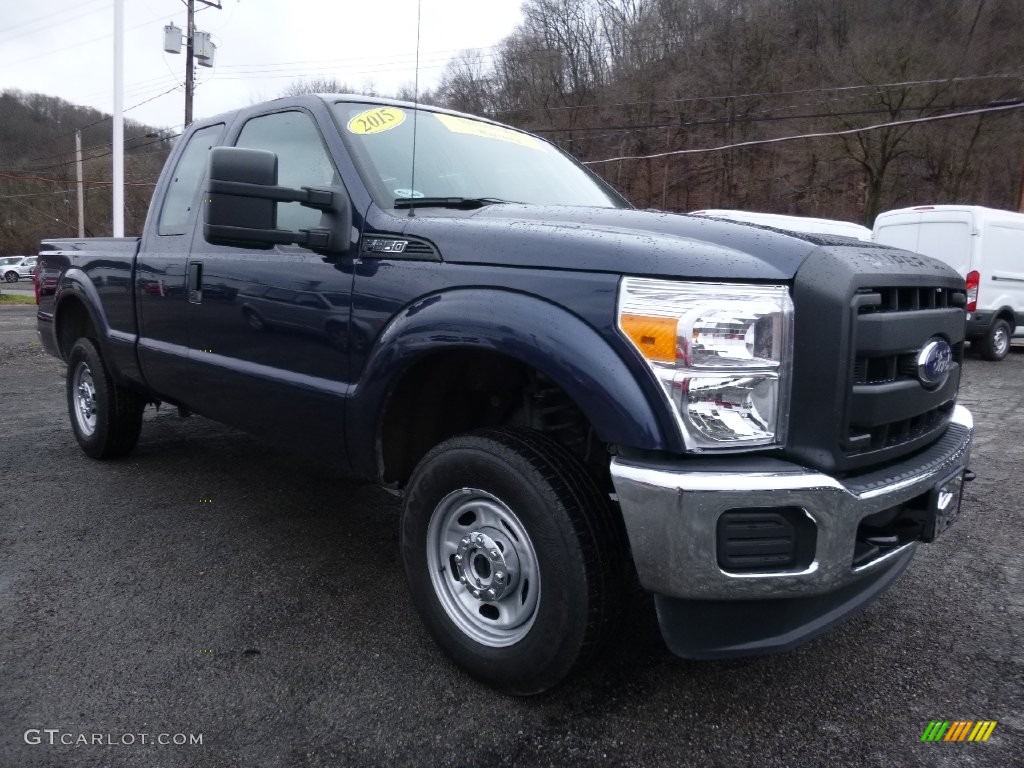 2015 F250 Super Duty XL Super Cab 4x4 - Blue Jeans / Steel photo #10