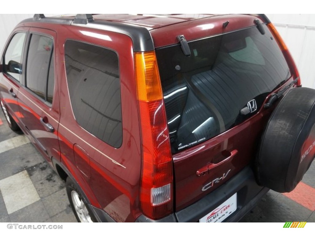 2002 CR-V EX 4WD - Chianti Red Pearl / Saddle photo #80