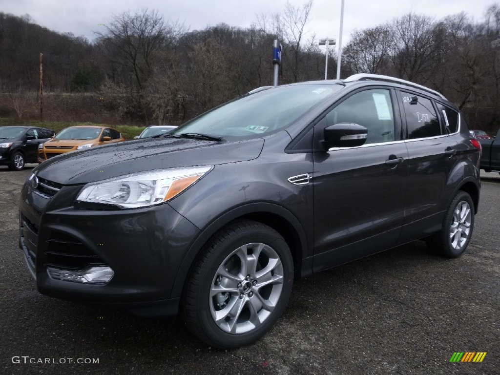 2016 Escape Titanium 4WD - Magnetic Metallic / Charcoal Black photo #7