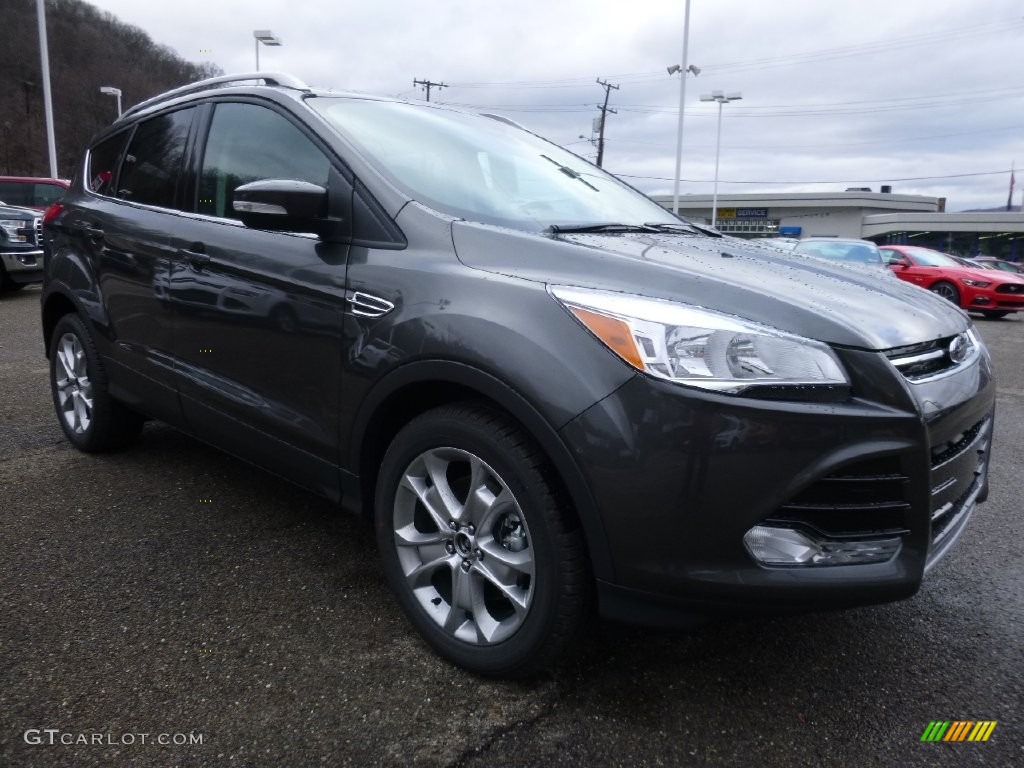 2016 Escape Titanium 4WD - Magnetic Metallic / Charcoal Black photo #9