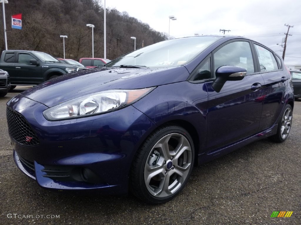 Kona Blue Metallic 2016 Ford Fiesta ST Hatchback Exterior Photo #109712748