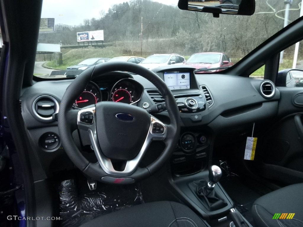 2016 Ford Fiesta ST Hatchback ST Charcoal Black Dashboard Photo #109712861