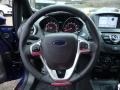 2016 Ford Fiesta ST Charcoal Black Interior Steering Wheel Photo