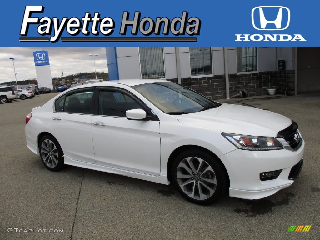 White Orchid Pearl Honda Accord