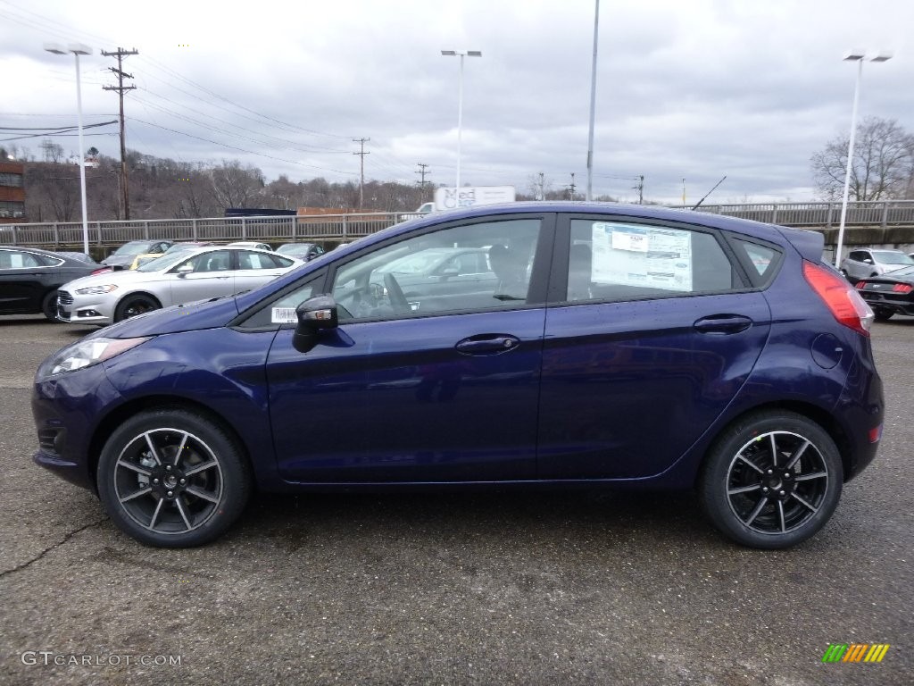 Kona Blue Metallic 2016 Ford Fiesta SE Hatchback Exterior Photo #109713585
