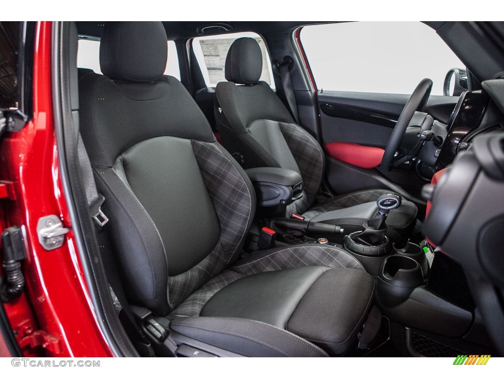 Diamond Carbon Black Interior 2016 Mini Hardtop Cooper 4 Door Photo #109713849