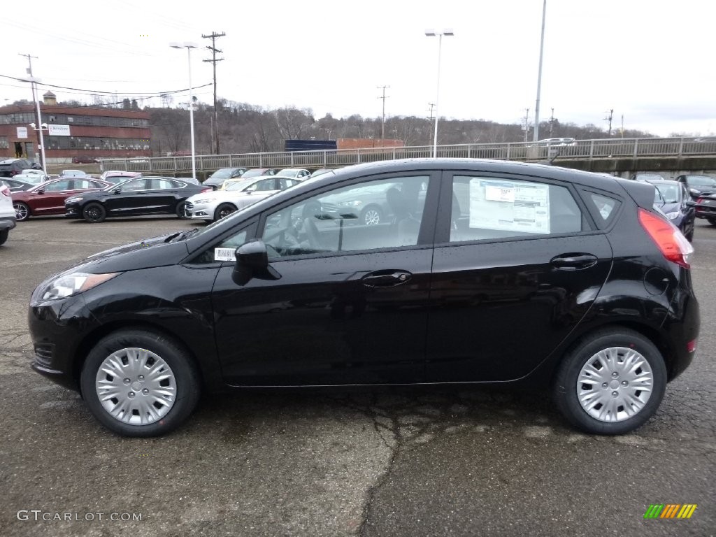 Shadow Black 2016 Ford Fiesta S Hatchback Exterior Photo #109714024