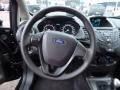 2016 Ford Fiesta Charcoal Black Interior Steering Wheel Photo