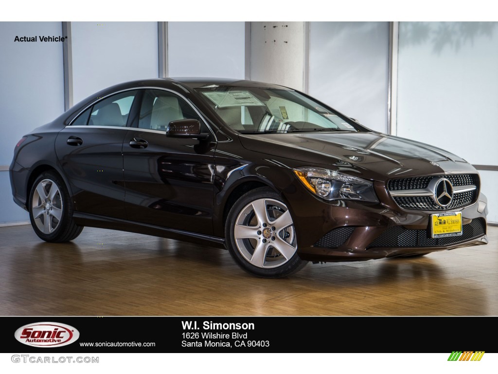 2016 CLA 250 4Matic - Cocoa Brown Metallic / Beige photo #1