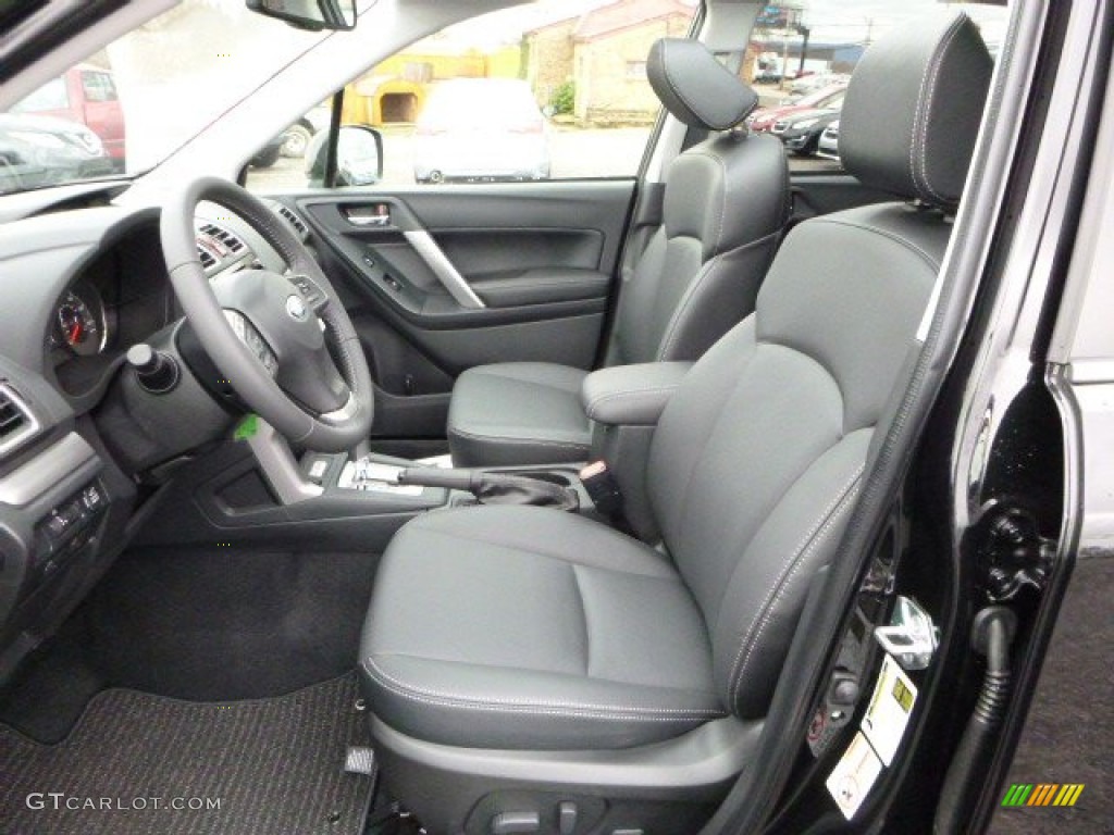 Black Interior 2016 Subaru Forester 2.5i Limited Photo #109717905
