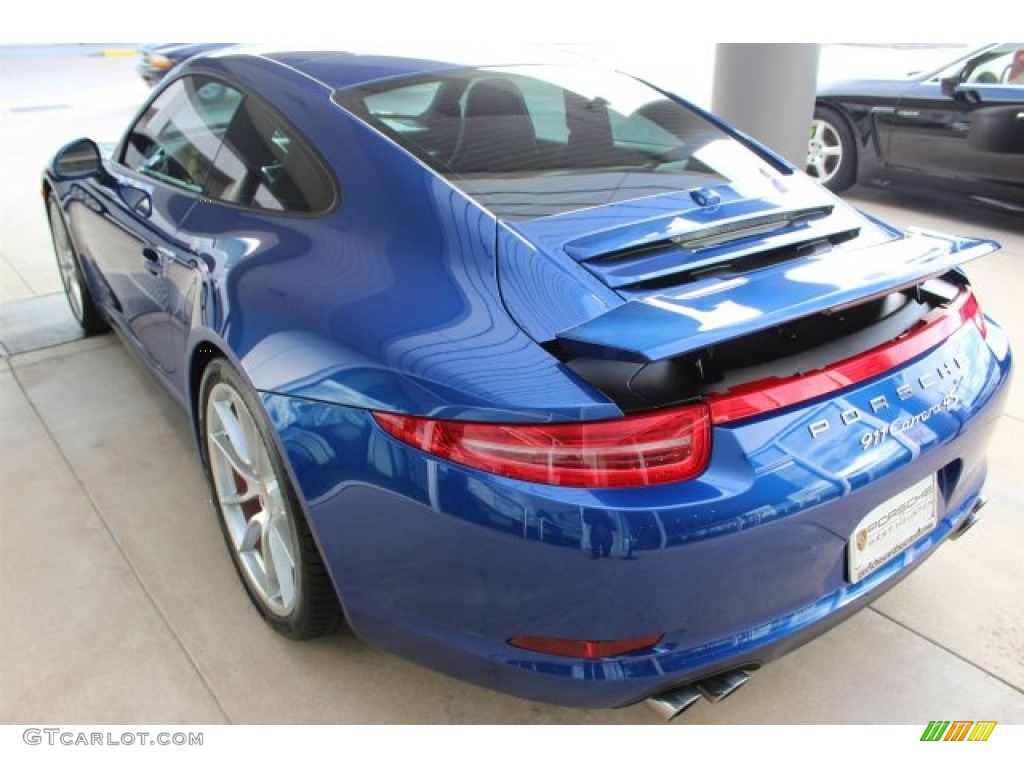 2013 911 Carrera 4S Coupe - Aqua Blue Metallic / Yachting Blue photo #8