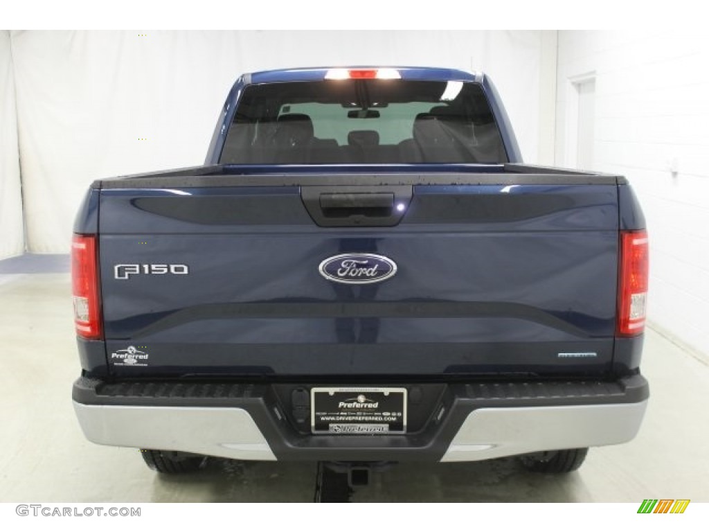2016 F150 XLT SuperCab 4x4 - Blue Jeans / Medium Earth Gray photo #5