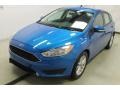 2016 Blue Candy Ford Focus SE Hatch  photo #3