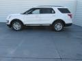 2016 White Platinum Metallic Tri-Coat Ford Explorer XLT  photo #6