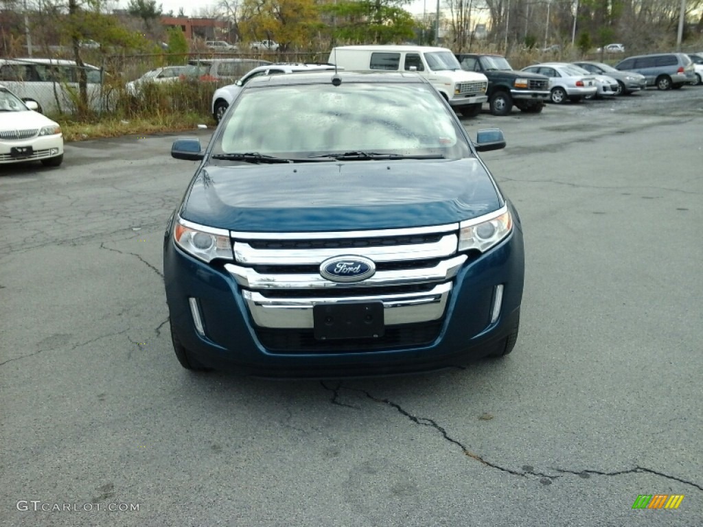 2011 Edge SEL - Mediterranean Blue Metallic / Medium Light Stone photo #2