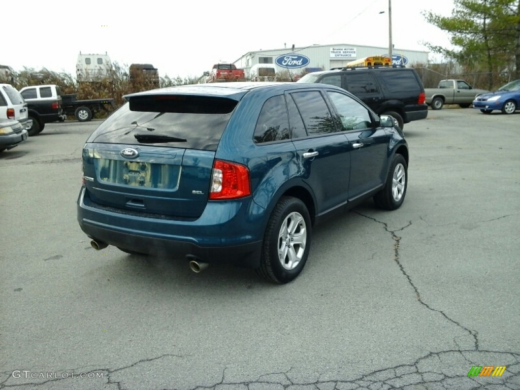 2011 Edge SEL - Mediterranean Blue Metallic / Medium Light Stone photo #4