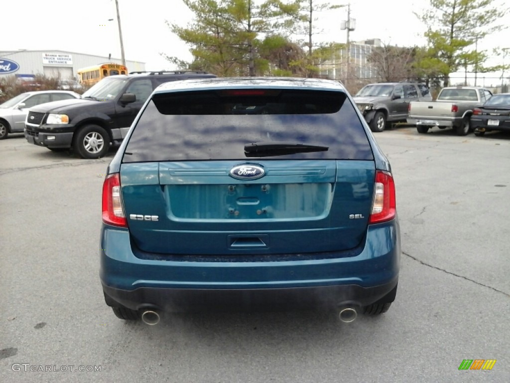 2011 Edge SEL - Mediterranean Blue Metallic / Medium Light Stone photo #5