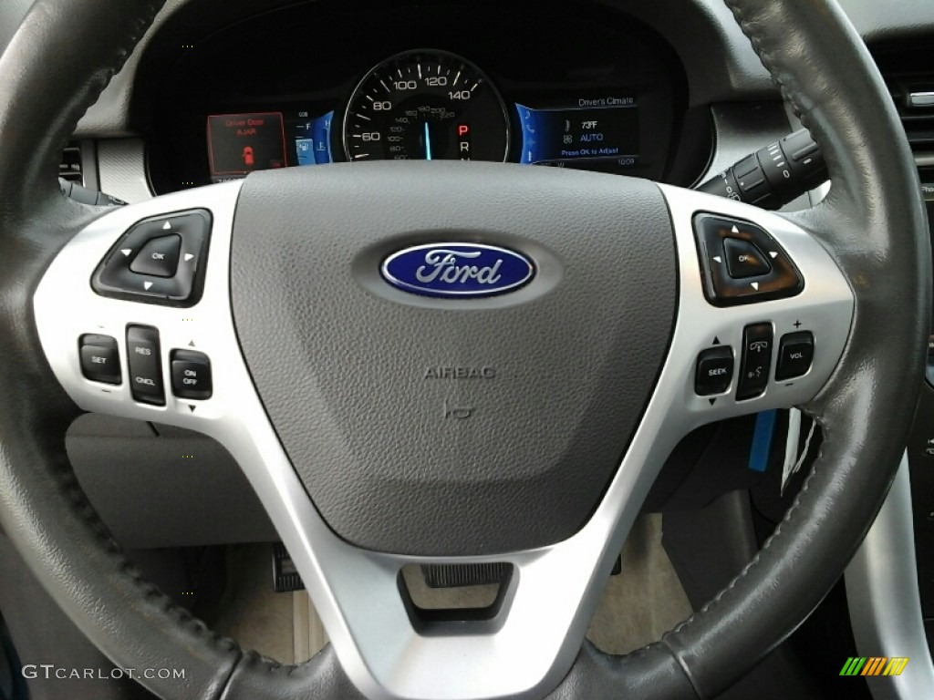 2011 Edge SEL - Mediterranean Blue Metallic / Medium Light Stone photo #13