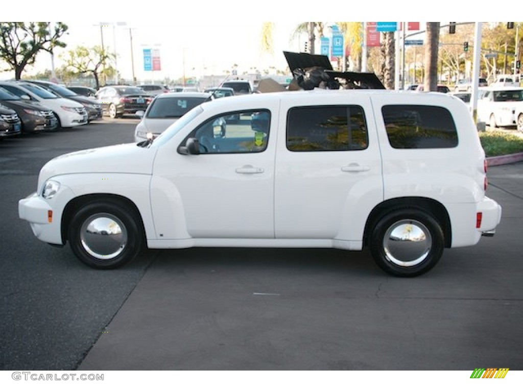 2008 HHR LS - Summit White / Gray photo #9