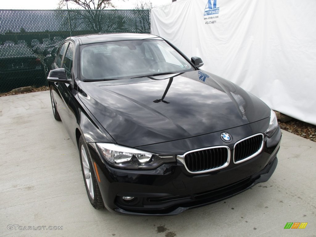 2016 3 Series 320i xDrive Sedan - Jet Black / Black photo #5