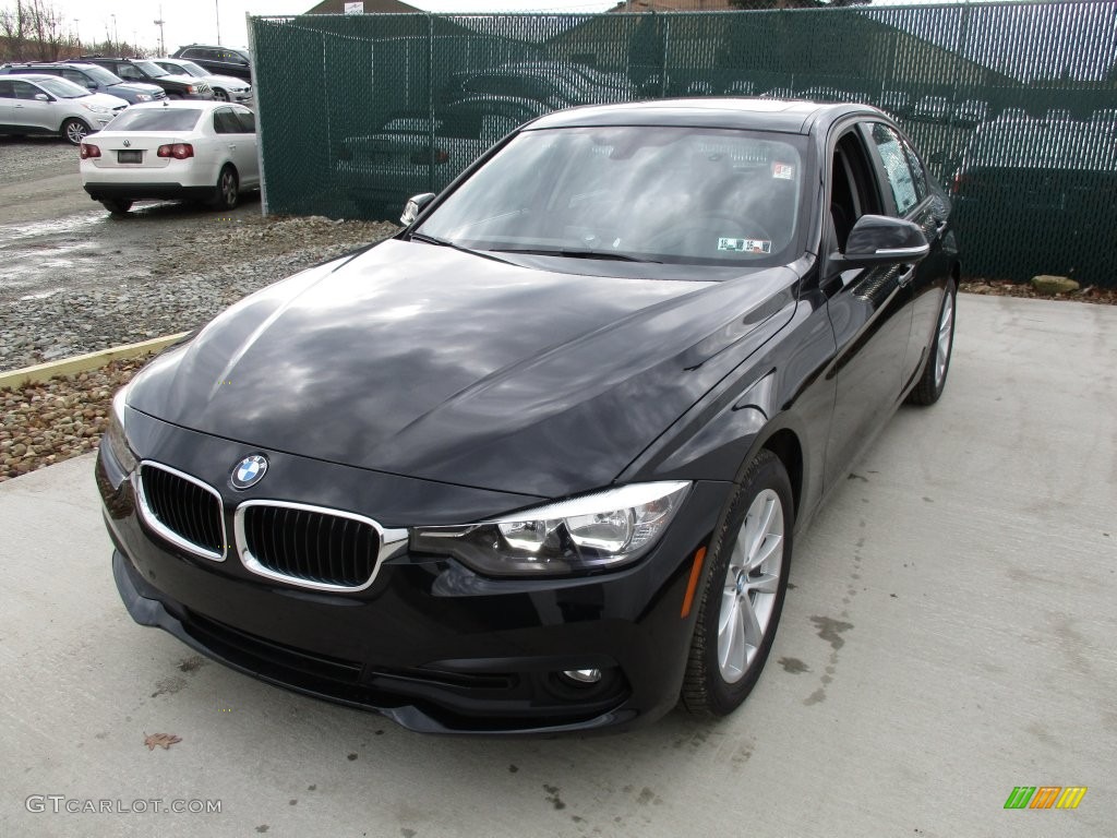 2016 3 Series 320i xDrive Sedan - Jet Black / Black photo #7