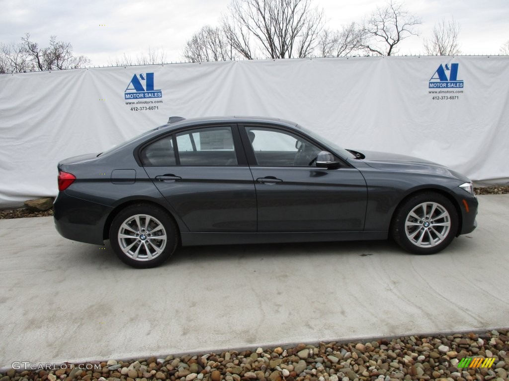 2016 3 Series 320i xDrive Sedan - Mineral Grey Metallic / Black photo #2