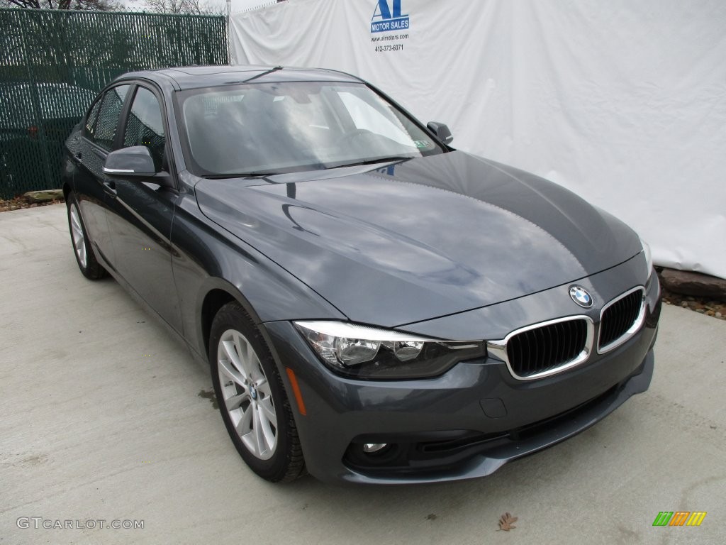 2016 3 Series 320i xDrive Sedan - Mineral Grey Metallic / Black photo #5