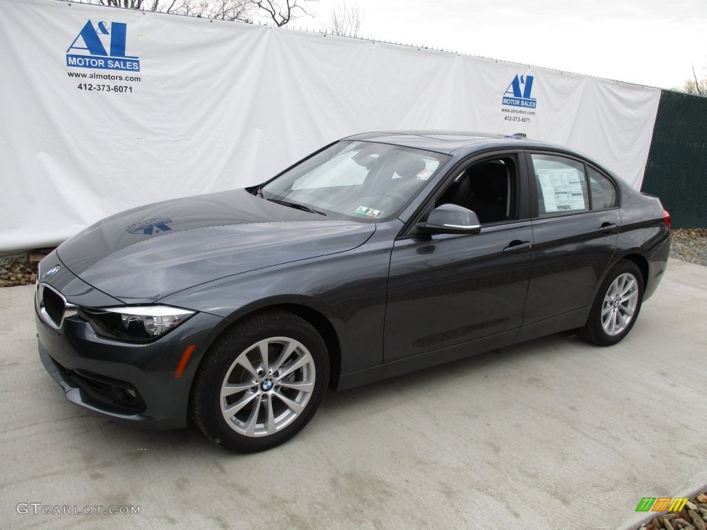 2016 3 Series 320i xDrive Sedan - Mineral Grey Metallic / Black photo #8