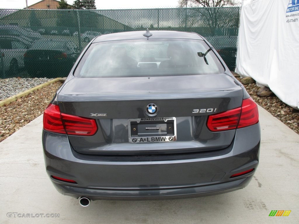 2016 3 Series 320i xDrive Sedan - Mineral Grey Metallic / Black photo #9