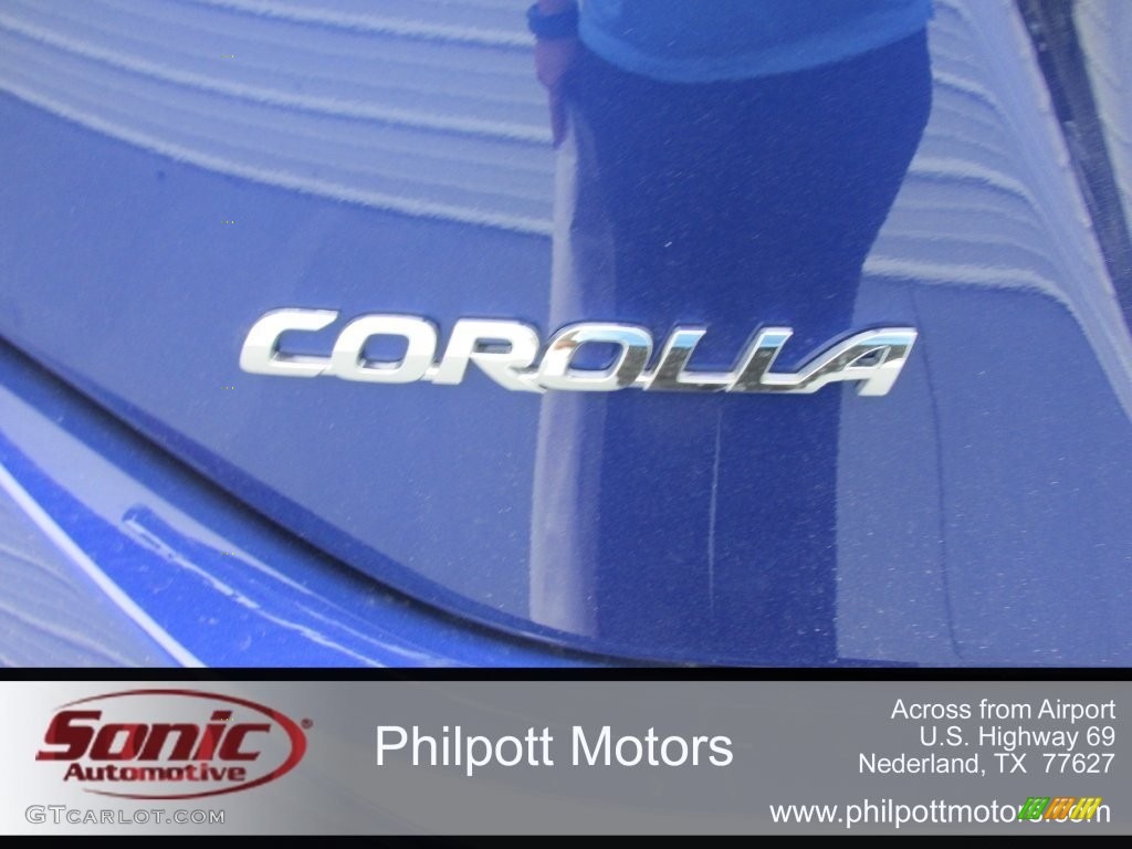 2016 Corolla S Plus - Blue Crush Metallic / Black photo #16