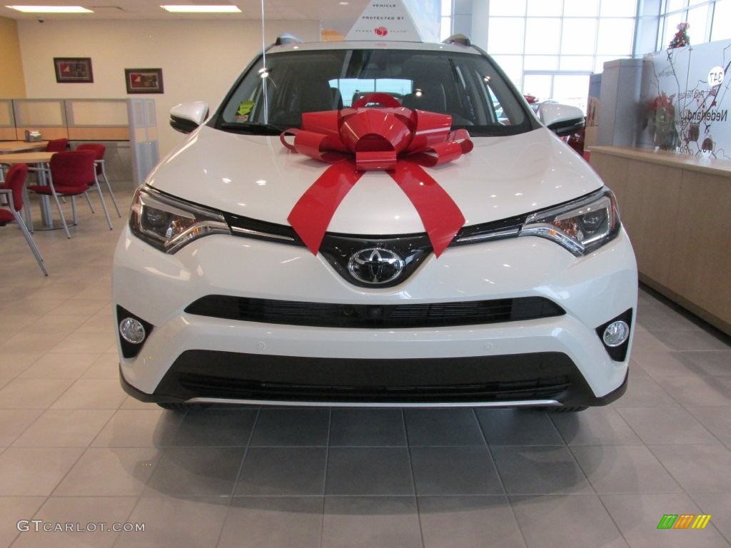 2016 RAV4 Limited - Blizzard Pearl / Black photo #8