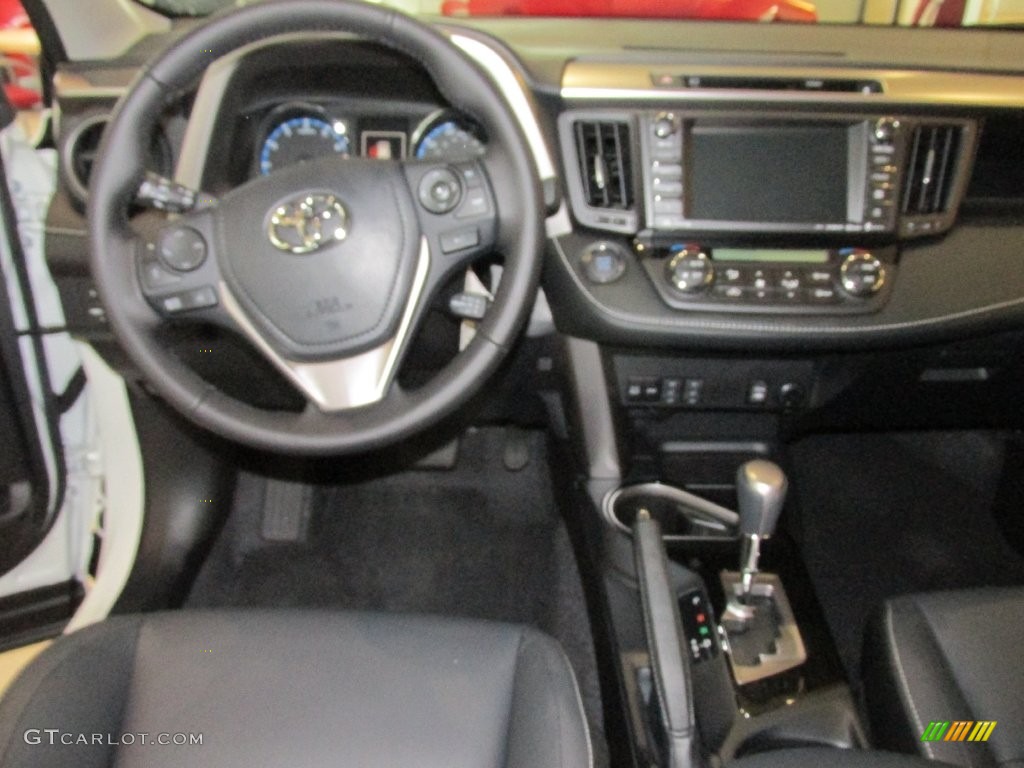 2016 RAV4 Limited - Blizzard Pearl / Black photo #25